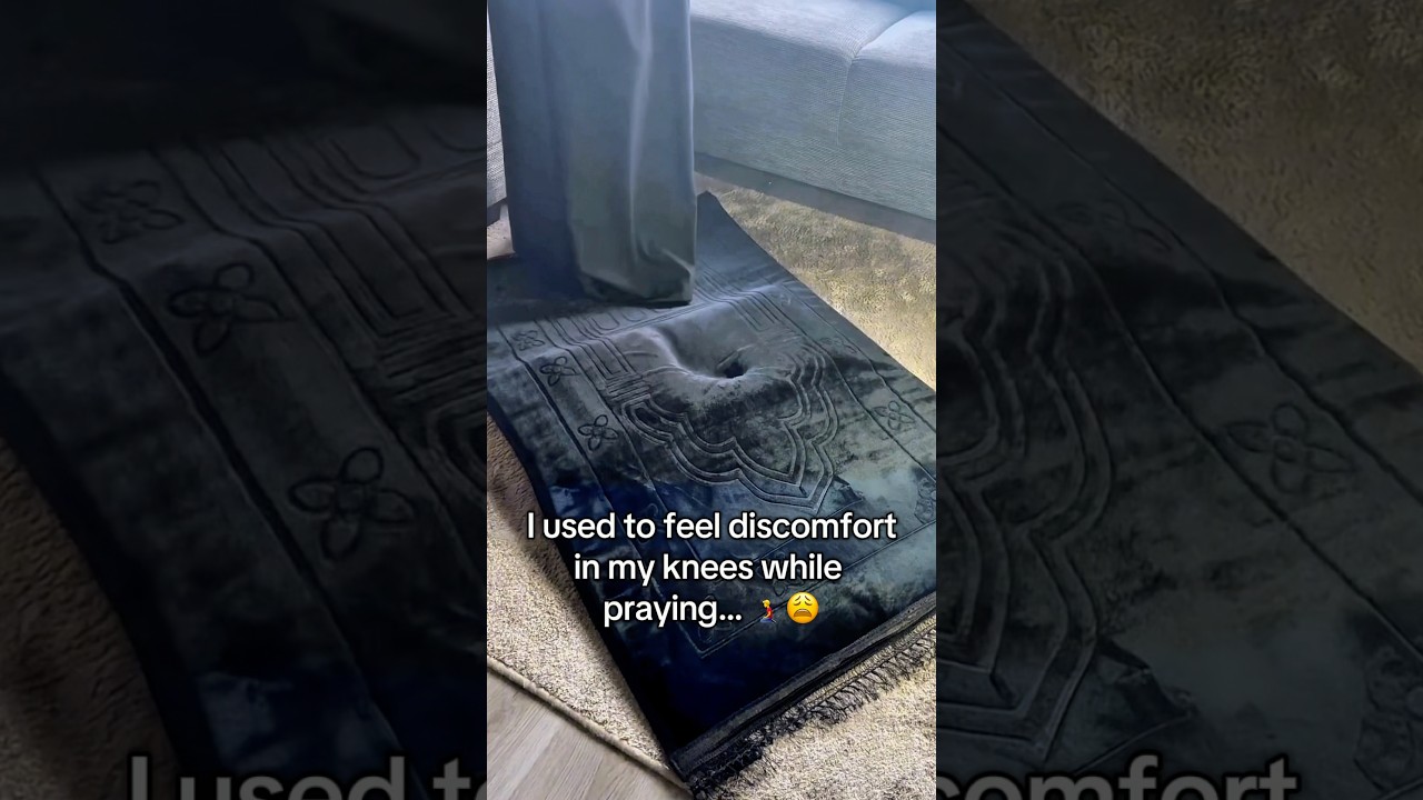 Custom memory foam prayer mat 🕌 #prayermat #muslim