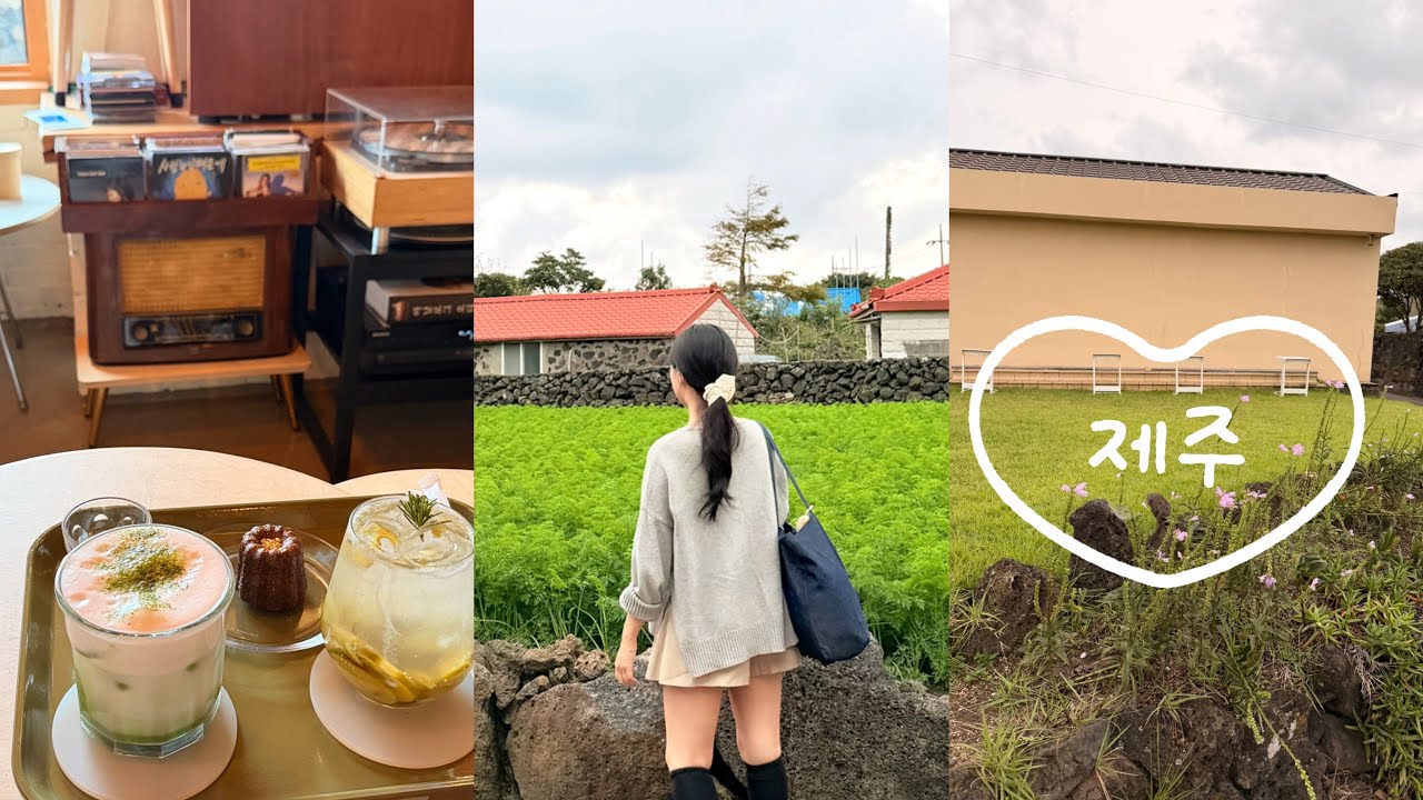 뚜벅이 제주 2박 3일 브이로그 🏡 카페, 책방 이자카야 추천 ! 서귀포 감성숙소  