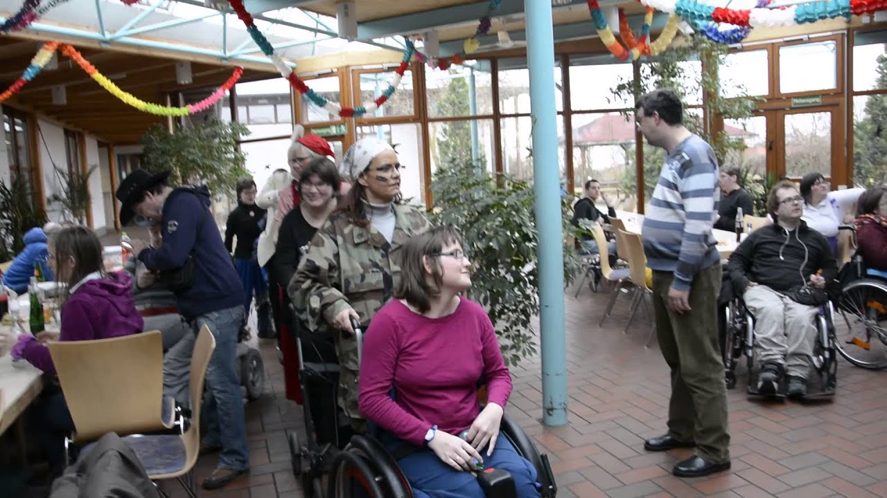 Rosenmontags Party in der Behinderten Werkstadt Hockenheim