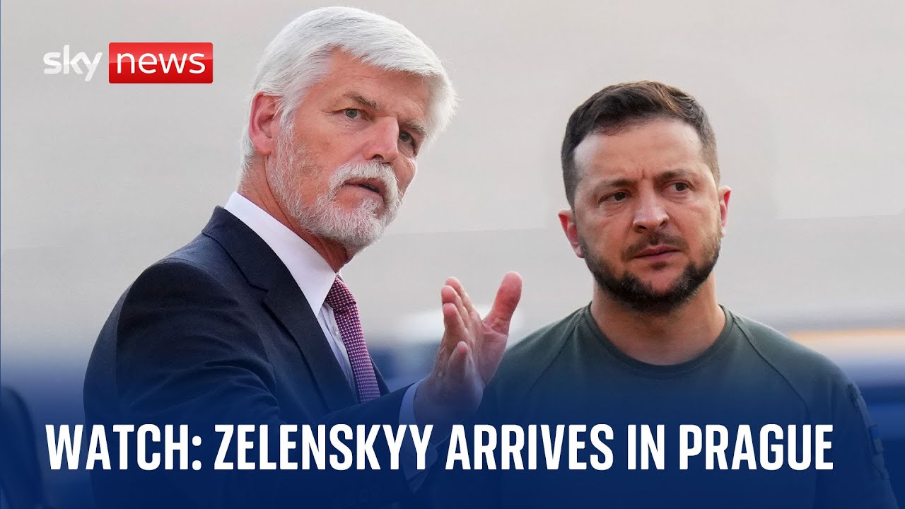 President Zelenskyy arrives in Prague