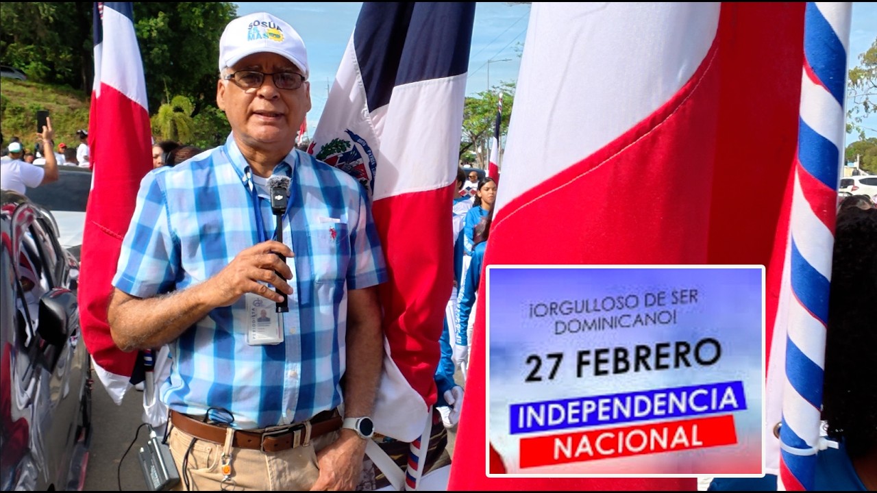 Así se conmemora la Independencia dominicana en Sosúa