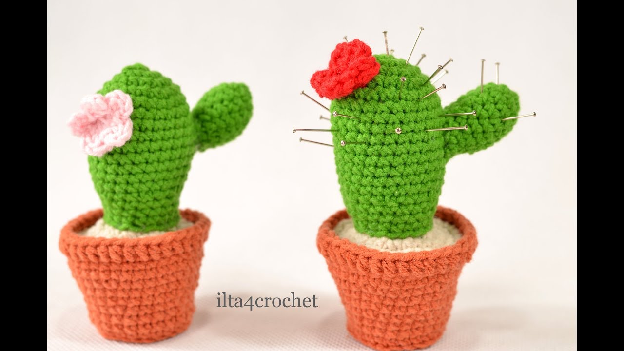 Jak zrobić kaktusa w doniczce - ilta4crochet