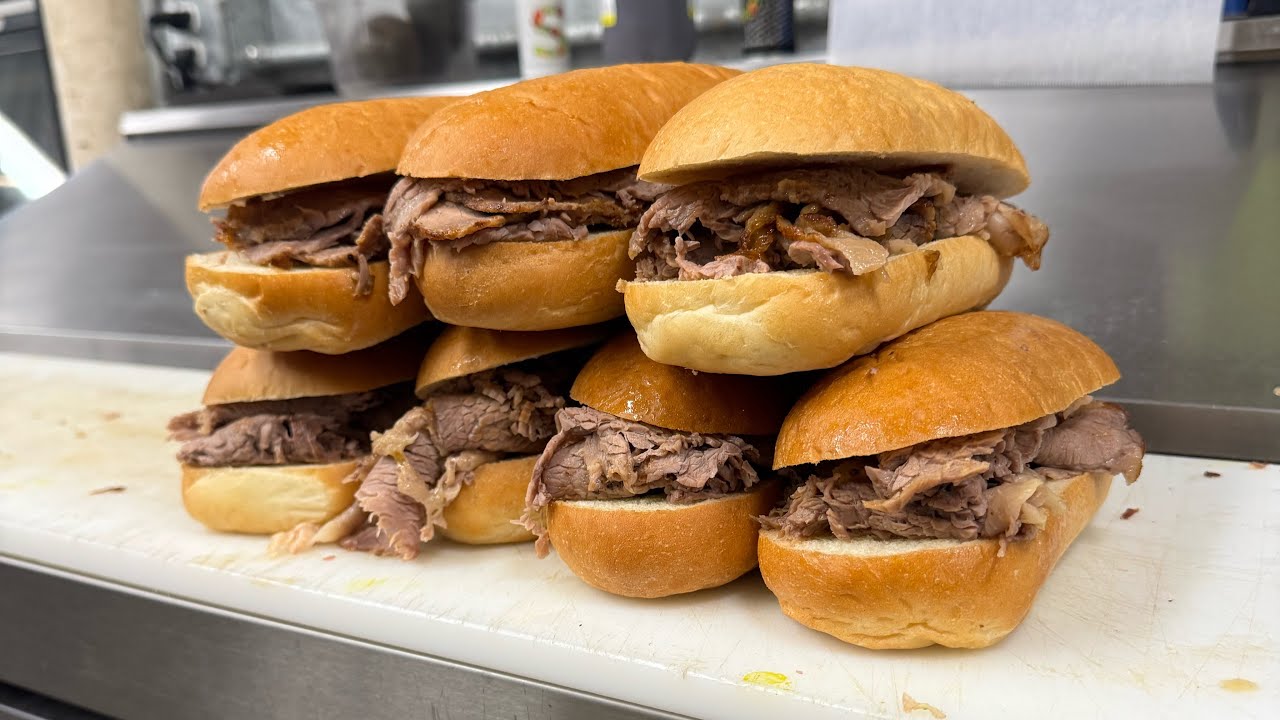 POV: Making Steak Sandwiches!!(Lunch Rush)
