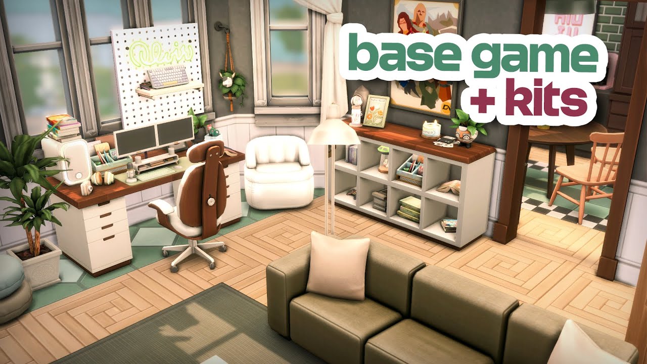 Each Room is a Different KIT 🤔 || The Sims 4 Speed Build