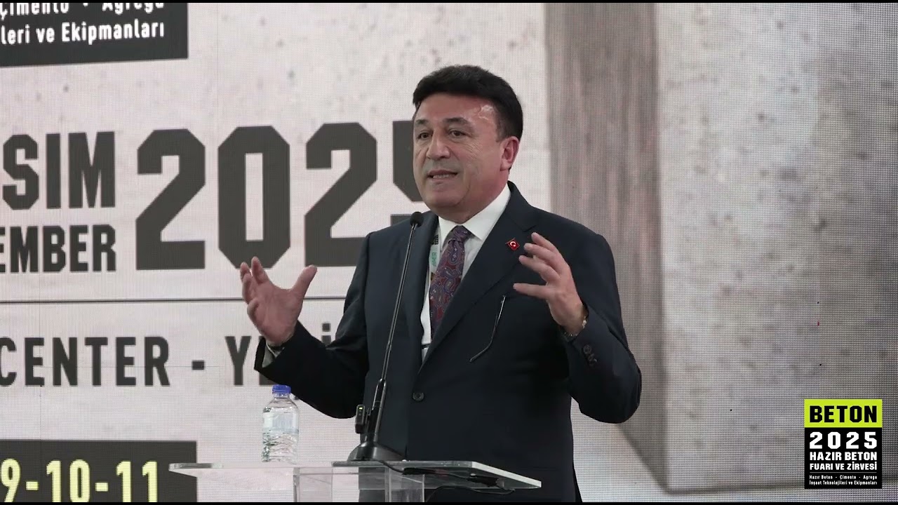 BETON 2025 | Yapı Denetim ve Deprem Mühendisleri Derneği Başkanı Nazmi Şahin'in açılış konuşması