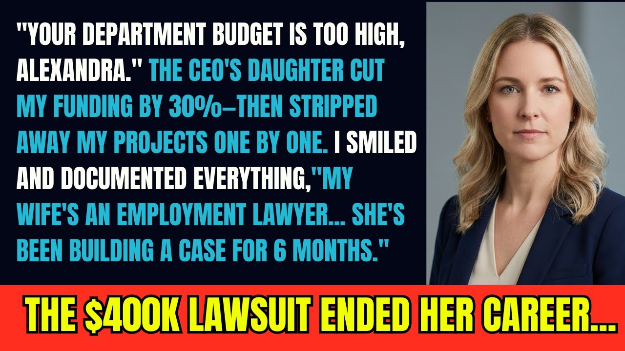 Boss's Daughter Spent 6 Months Quietly Firing Me—Until My Wife, a Lawyer, Documented Everything 💼