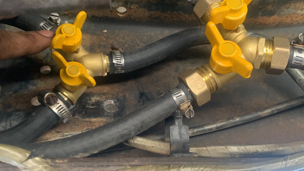 Fuel Selector Delete Bullnose F250 F350 with 3-way brass valve