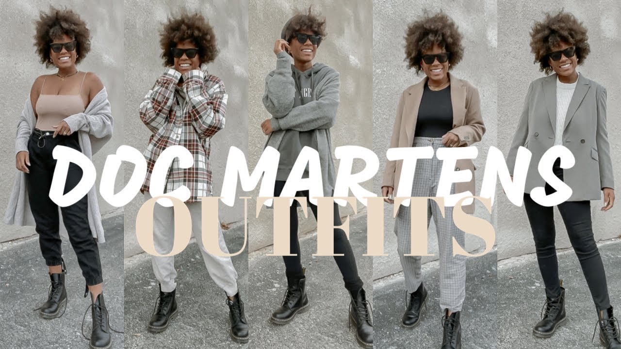 HOW TO STYLE DOC MARTENS | CHUNKY BOOT OUTFITS