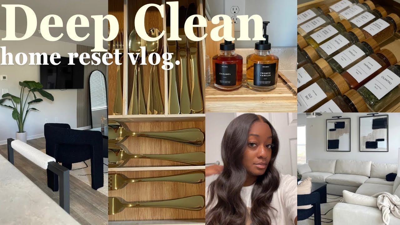 Sunday Reset |  *8 Hour* Deep Clean , Home Reset + Organize  , Cleaning Motivation , New Home Vlog