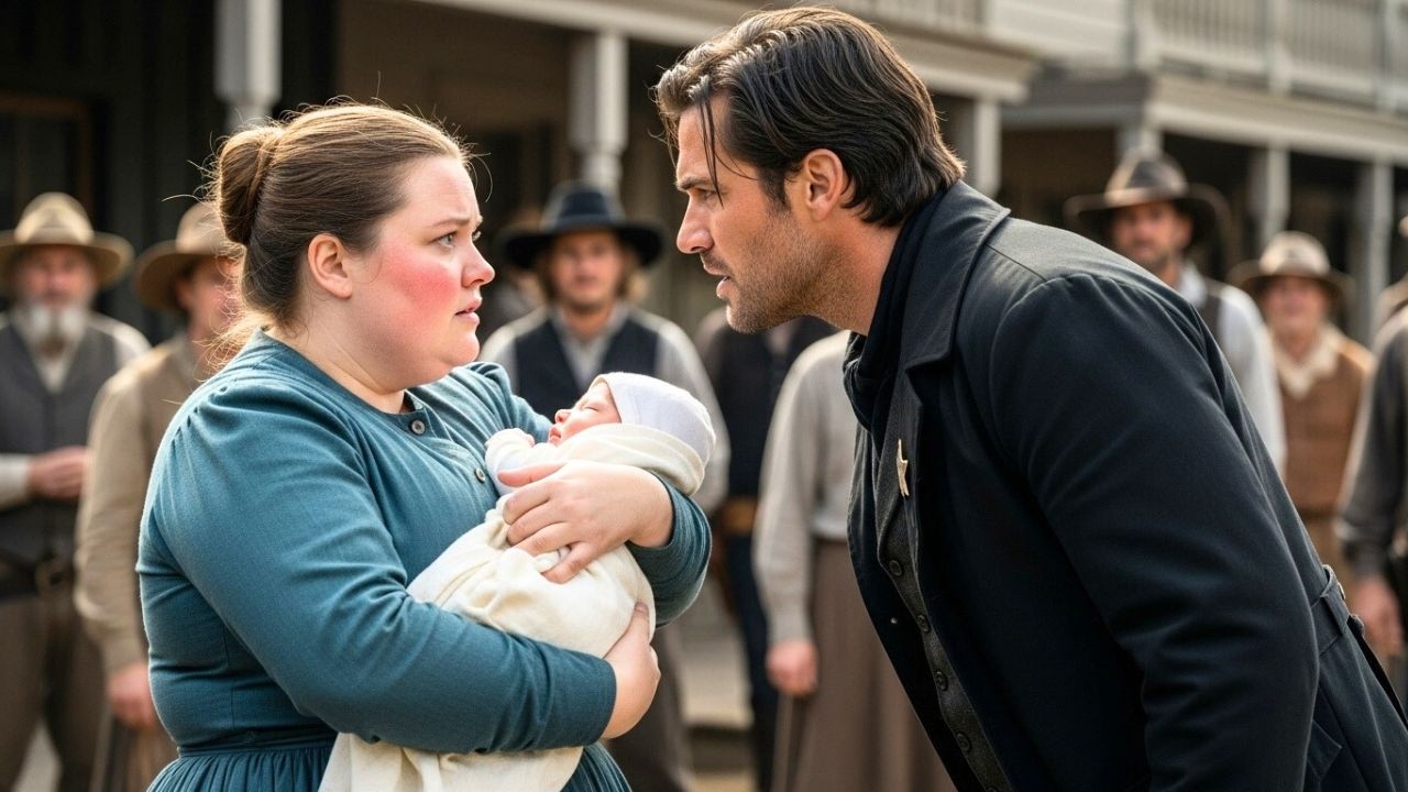 The Sheriff Said “Hand Over the Baby” — But The Widow’s Answer Shook the Frontier