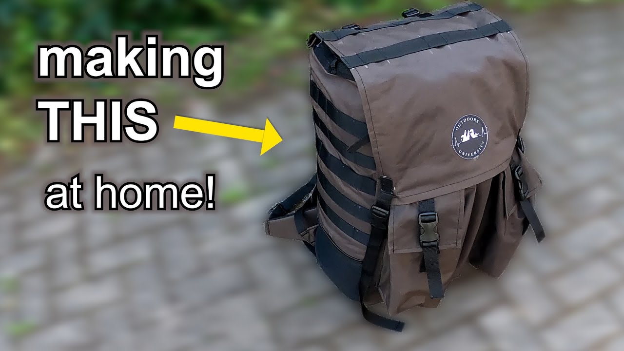Making a backpack at home - DIY backpack