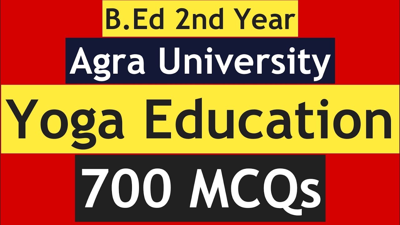Yoga Education | मैराथन क्लास | 700 MCQs | जल्दी रट लो | पेपर यहीं से आएगा । By- S.P. SIR