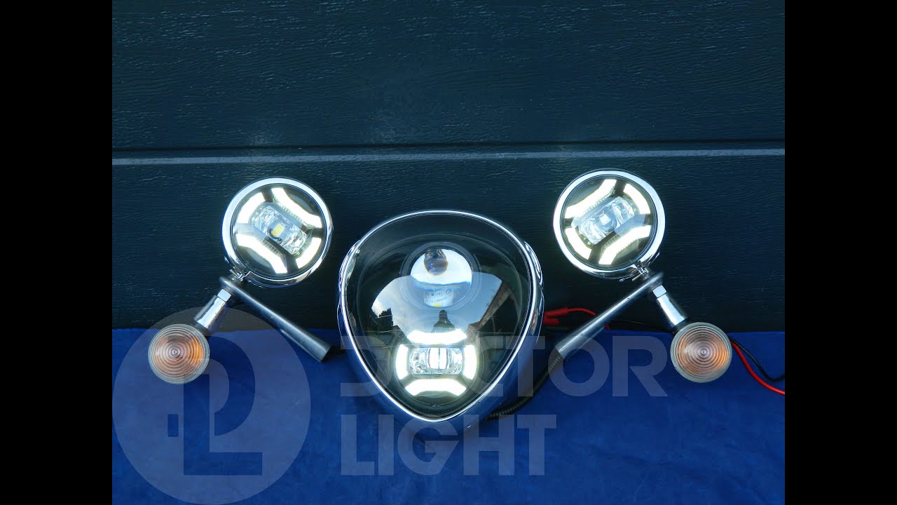 Yamaha XV 1900 Stratoliner Reflektor FULL LED + zastaw oświetlenia (DOCTOR LIGHT)