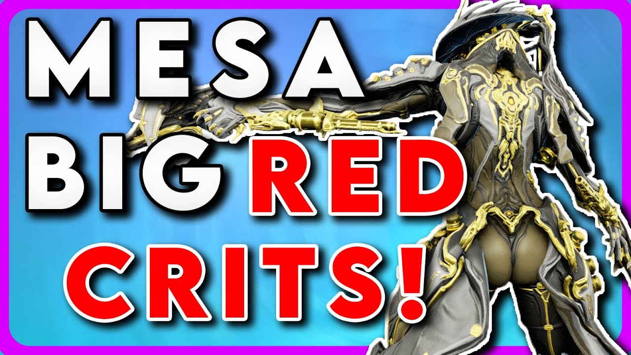 Warframe Mesa Prime Build 2025 | Массивные КРАСНЫЕ КРИТЫ на Стальном Пути!