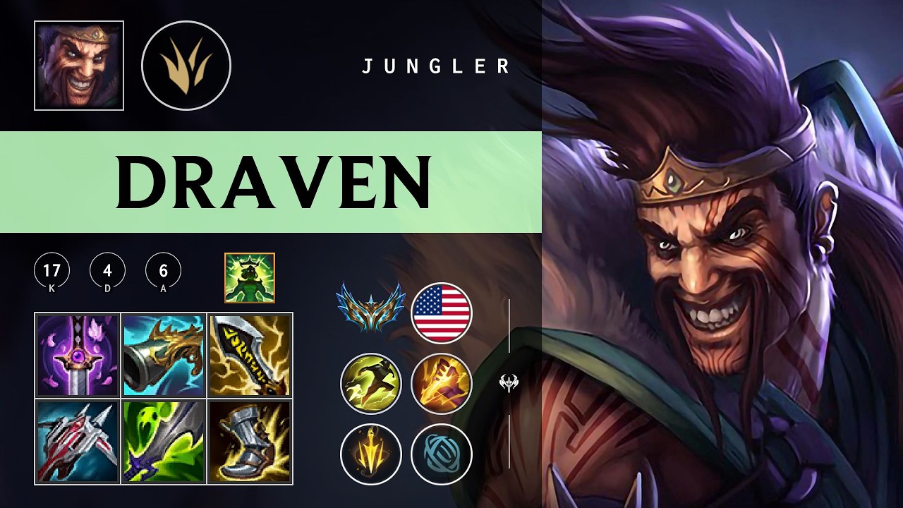 Draven Jungle vs Jayce - NA Challenger Patch 26.03