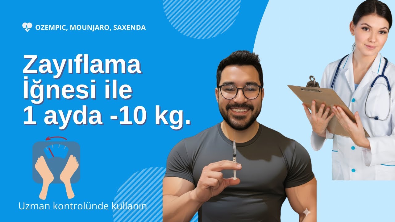 Zayıflama İğnesi ile 1 Ayda 10kg. Verdim | Ozempic, Mounjaro, Saxenda
