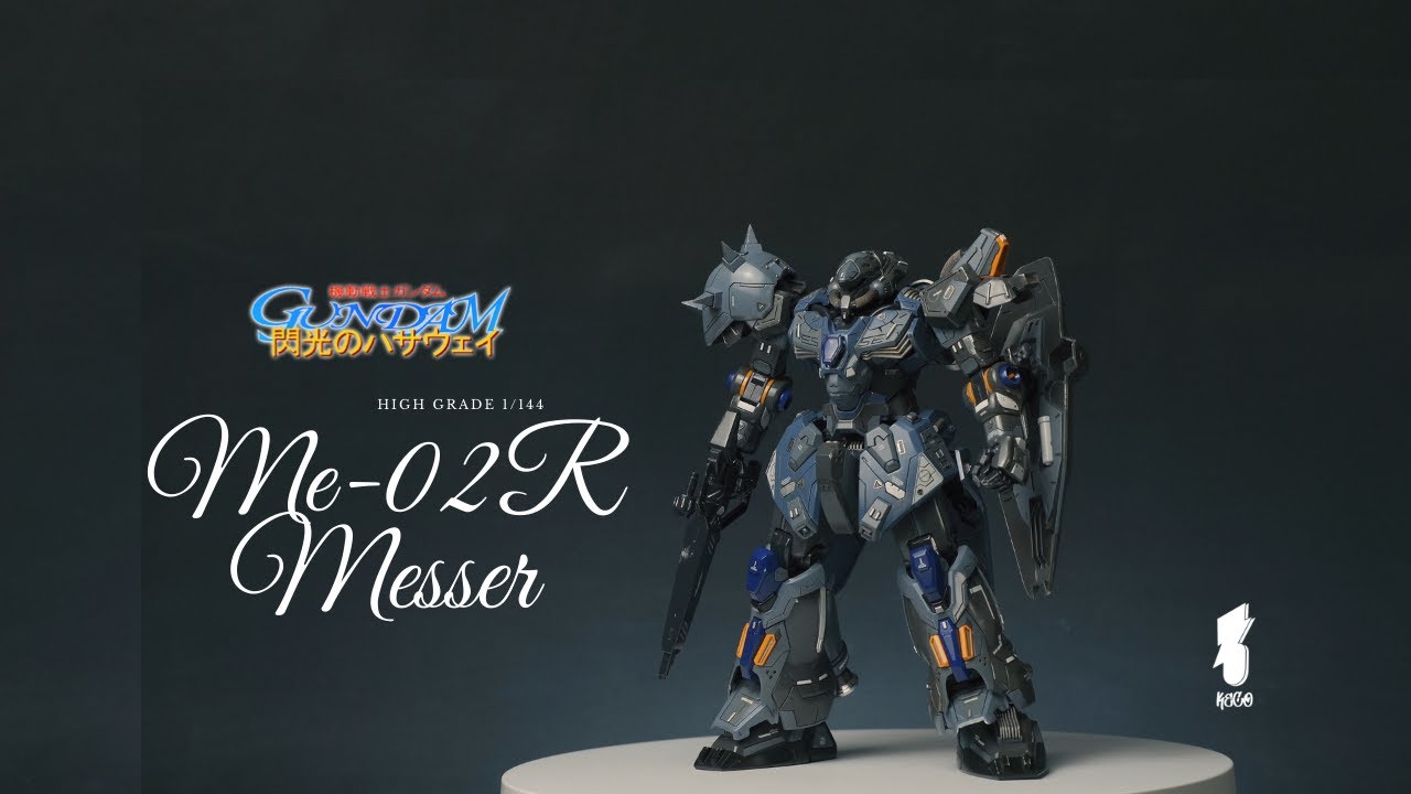 Gunpla Custom Build| Bandai High Grade 1/144 Messer | Mobile Suit Gundam: Hathaway's Flash.