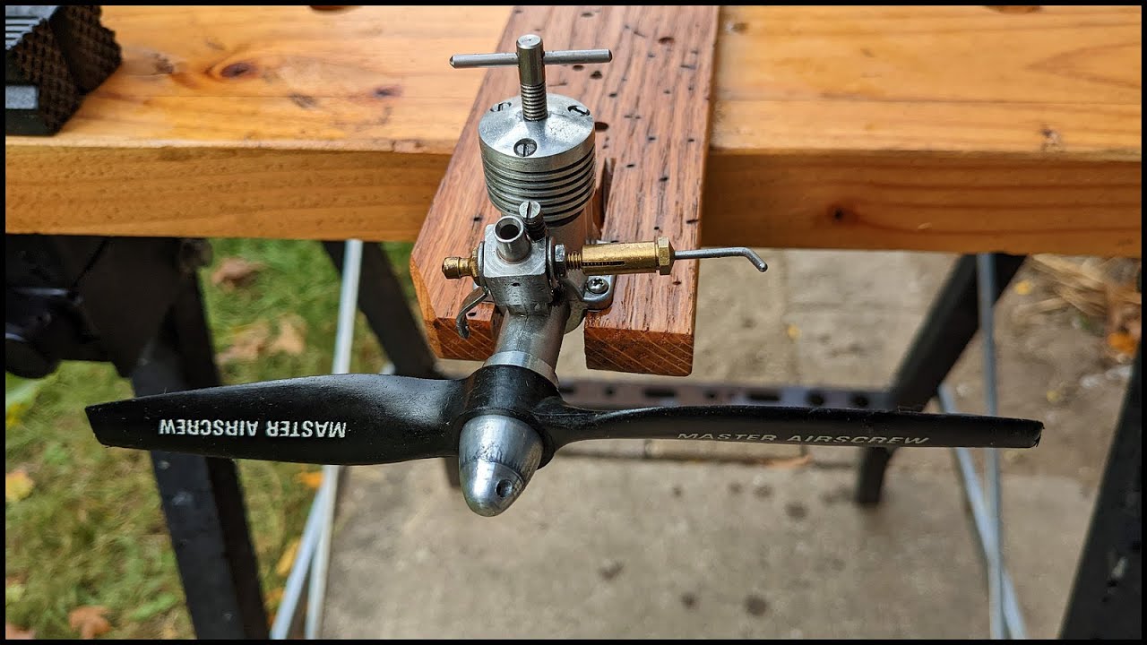 Paw 80 Diesel model airplane engine multiple starts stops and runs
