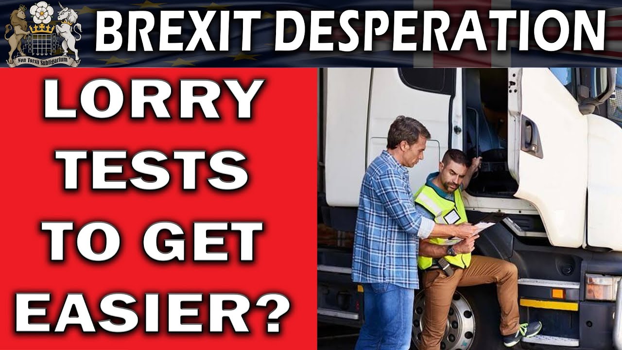 Post-Brexit Lorry Driver Tests to Get a Bit Too Easy?