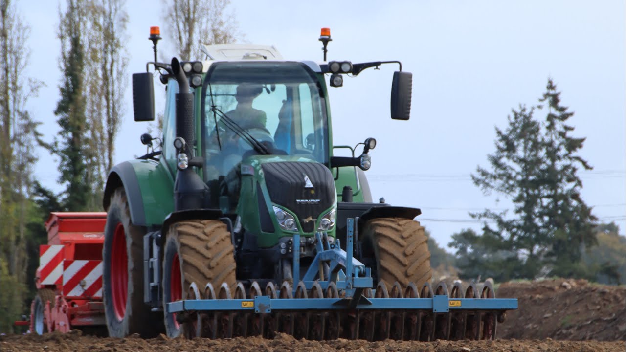 🚜 Semis de bl&eacute; 2025 &ndash; Fendt 716, 412 & Massey 7616 avec Denis et Nicolas 🌾