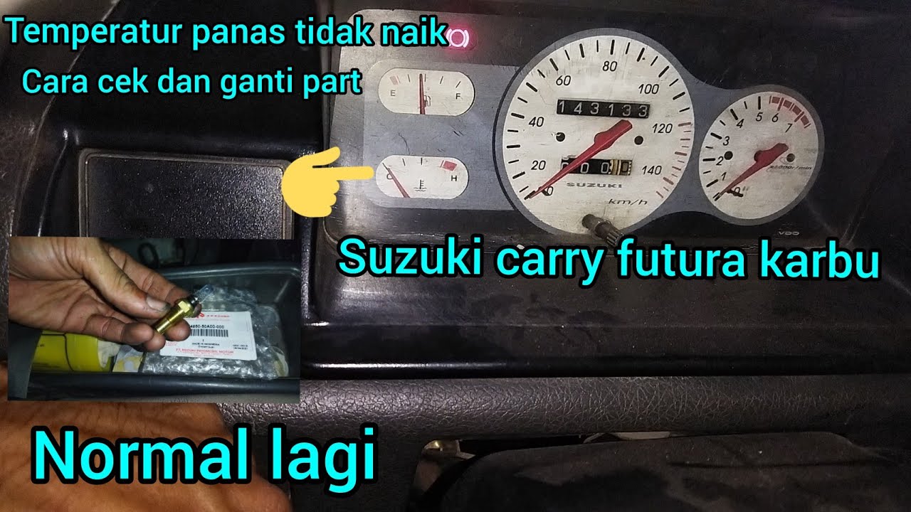 AMPERE TEMPERATURE PANAS TIDAK NAIK CARA PENGECEKAN GANTI PART ENGINE COOLAN TEMPERATURE TDAK NORMAL