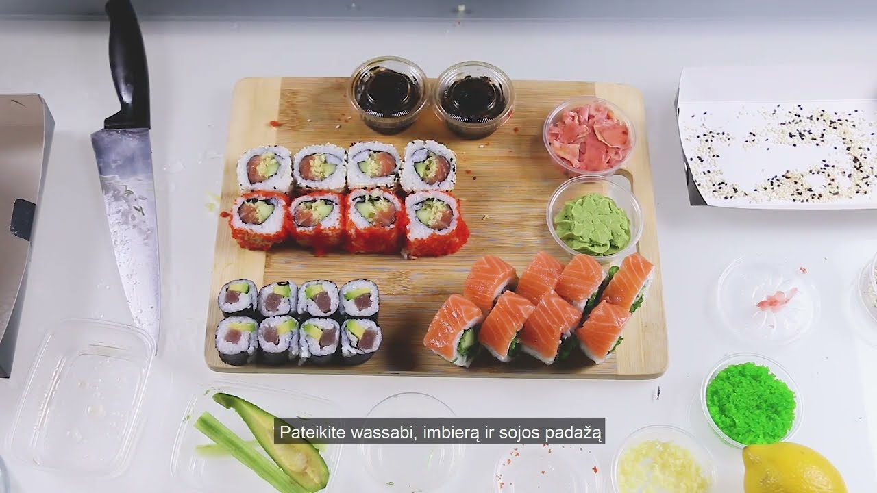 Kaip pasigaminti sushi?
