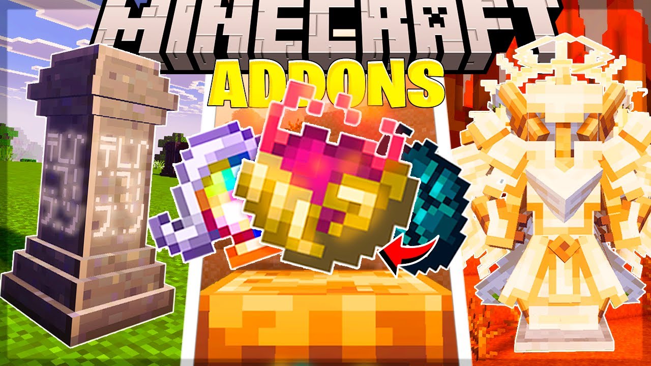 🚀TOP 3 MELHORES ADDONS para o seu MINECRAFT BEDROCK/MCPE + 🚀(1.21+)🚀