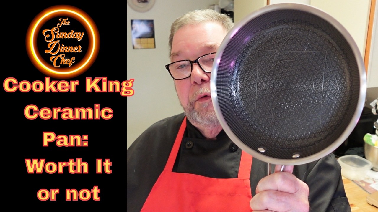 Керамическая сковорода с антипригарным покрытием Cooker King диаметром 8 дюймов. Набор для воскре...