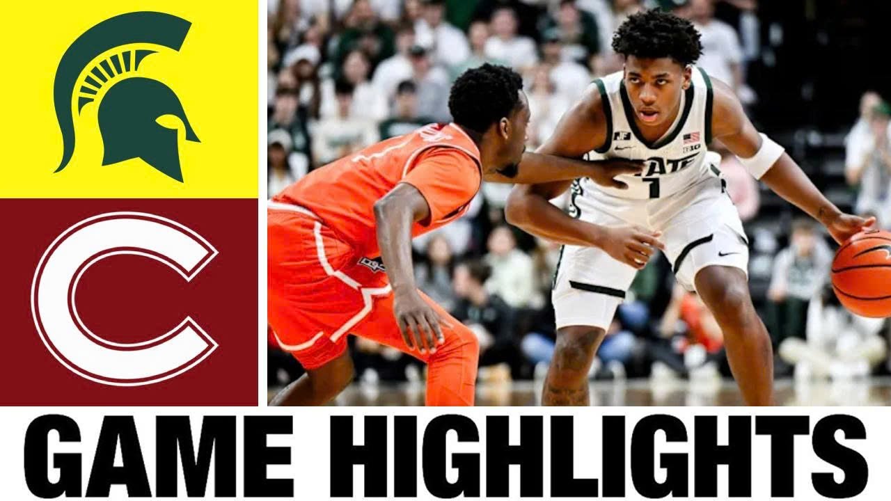 #22 Michigan State vs Colgate Highlights | Men's Basketball | College Basketball 2025