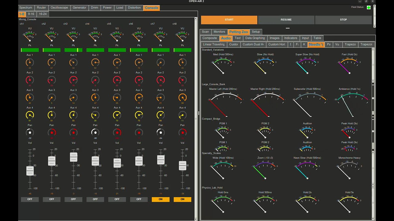 OPEN AIR - VU METER demo