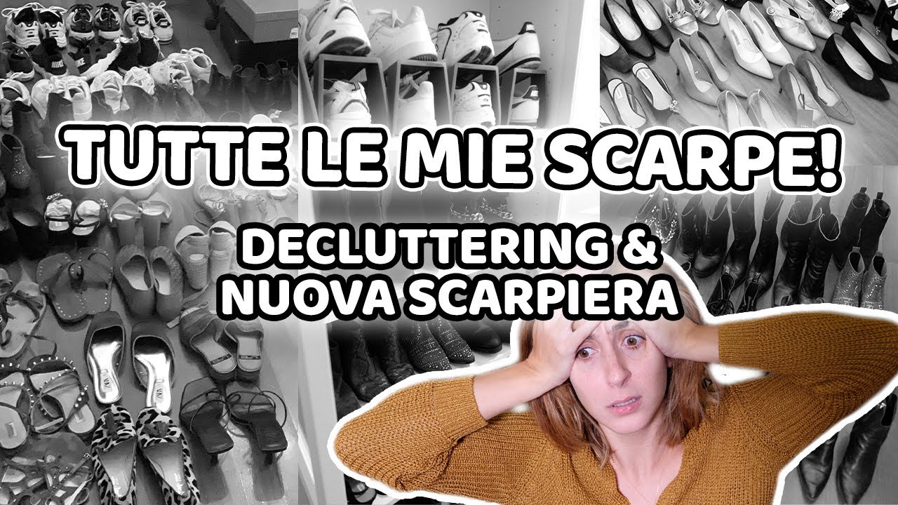 DECLUTTERING E SISTEMAZIONE DI TUTTE LE MIE SCARPE! 👠👡👢👟 Picciotti che faticaaaaa || LaRetrò