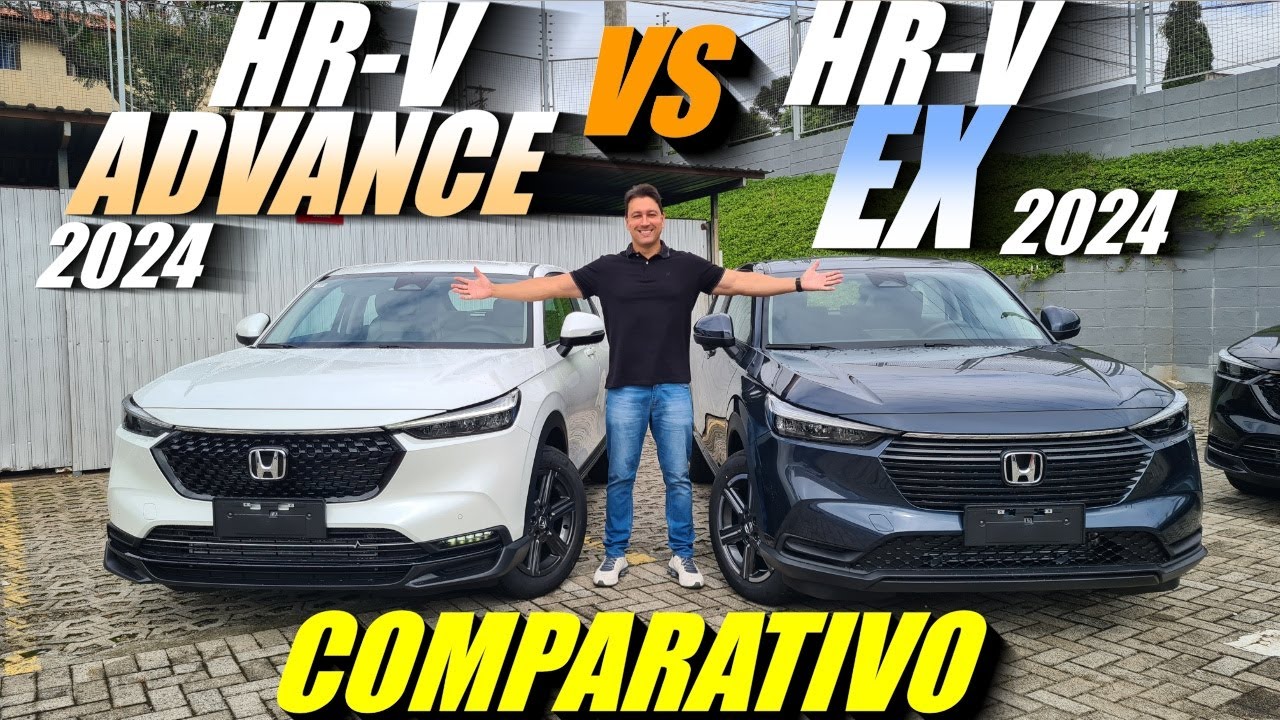 Comparativo Honda HR-V ADVANCE 2024 VS Honda HR-V EX 2024. Qual a melhor versão de entrada?