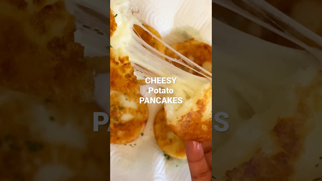 Cheesy potato pancakes