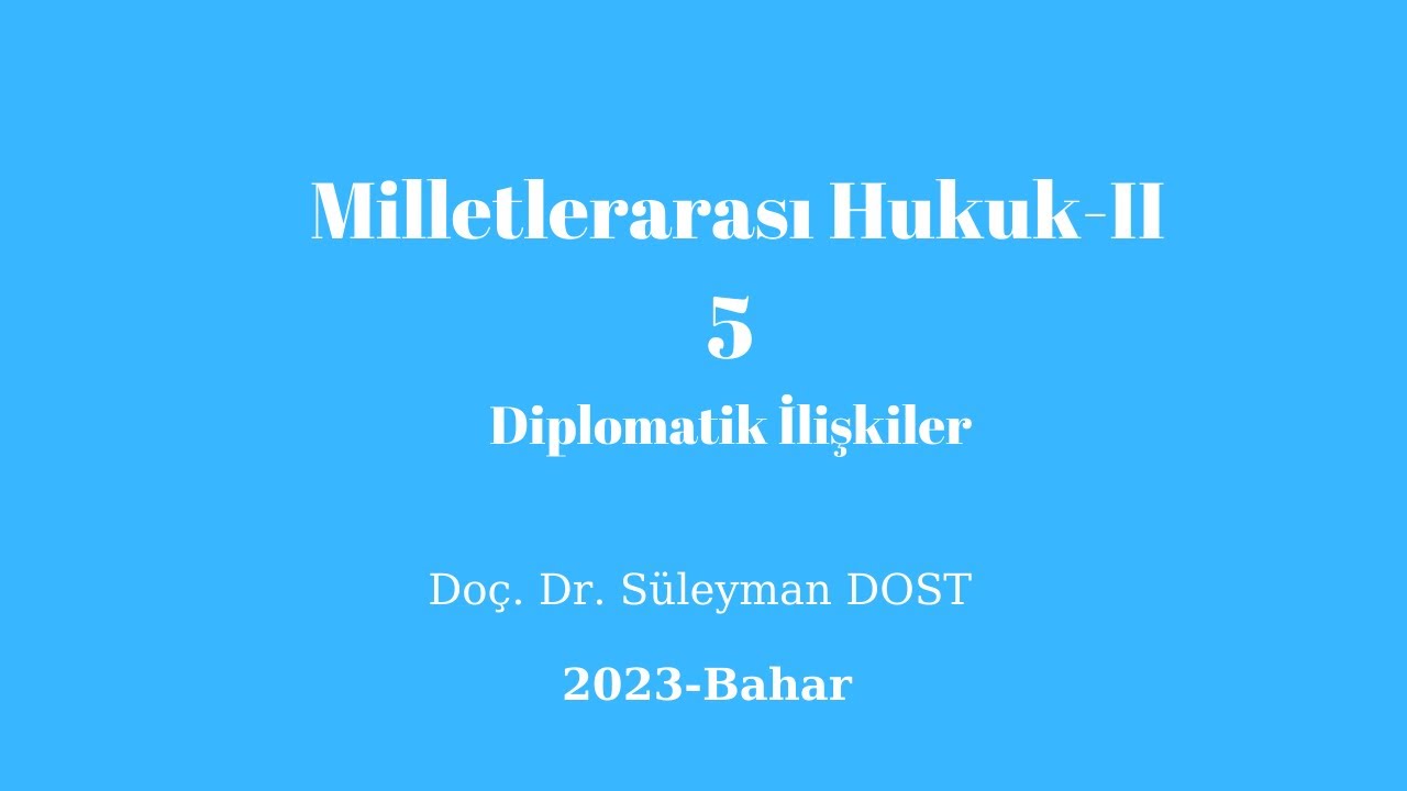 Milletlerarası Hukuk-II-5