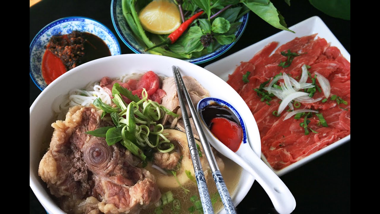 Jn - Oxtail and Marrow Bones Pho - Vietnamese Beef Noodle Soup