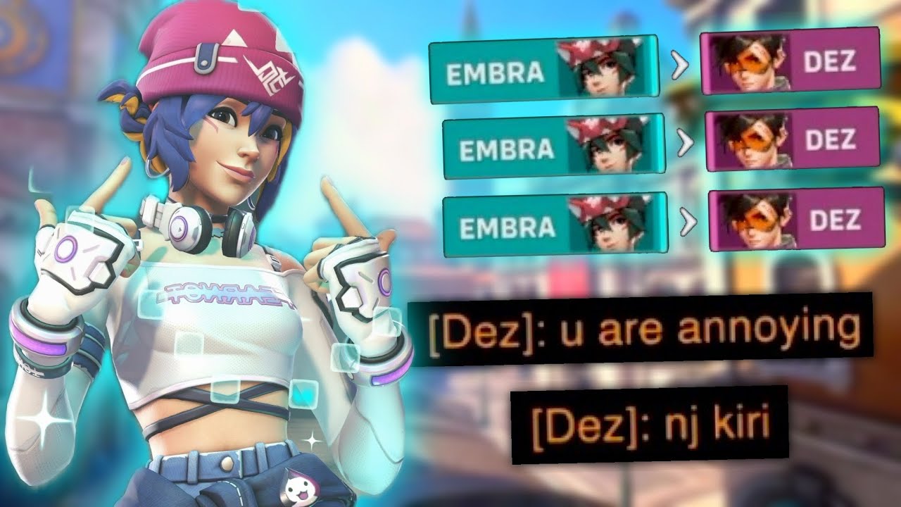 Not Letting This Tracer Breathe!: Kiriko Gameplay - Overwatch 2