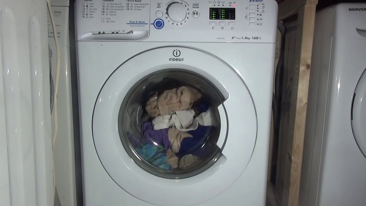 Indesit innex XWA81682 : Cotton standard 60'c
