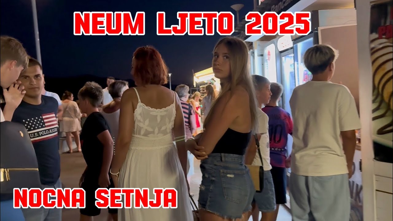 Ljeto u Neumu 2025 plaža, noćna šetnja 16.07