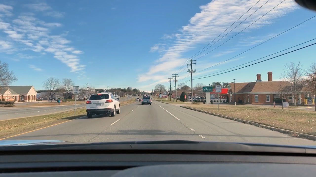Driving in Mechanicsville Virginia