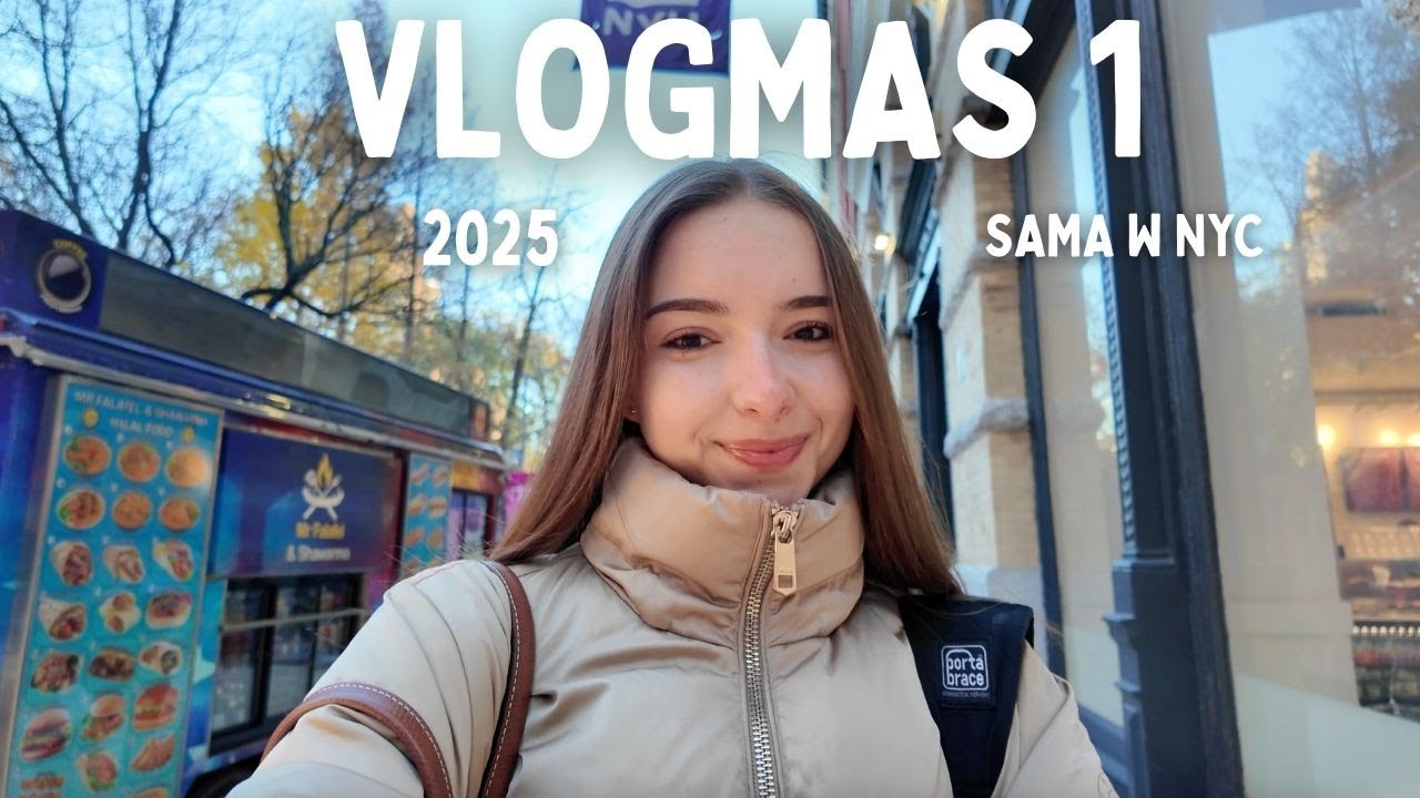 VLOGMAS🇺🇸 | Один день в колледже в Нью-Йорке, обратный отсчет до Рождества начинается!!!🎅🏻🎄