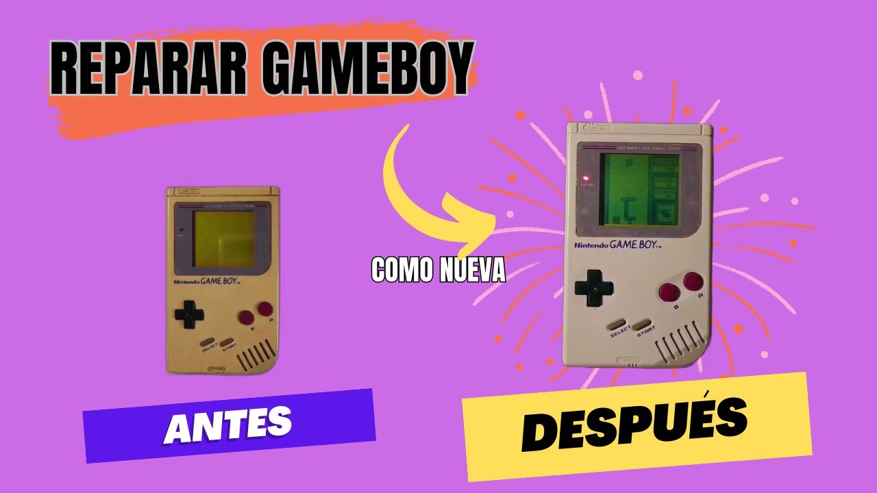 Restaurando GameBoy Cl&aacute;sica DMG - Tutorial