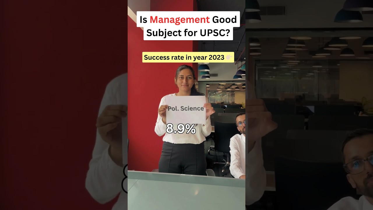 Best UPSC Optional Based on Success Rate? #upscoptional #management #optionalsubject