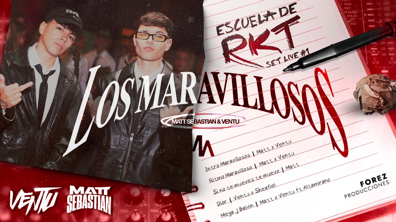 LOS MARAVILLOSOS #1 | SET LIVE ESCUELA DE RKT @matttsebastian @tomiventurino