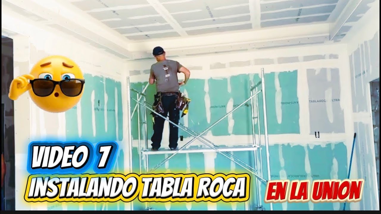 casi terminamos de instalar la Tabla roca
