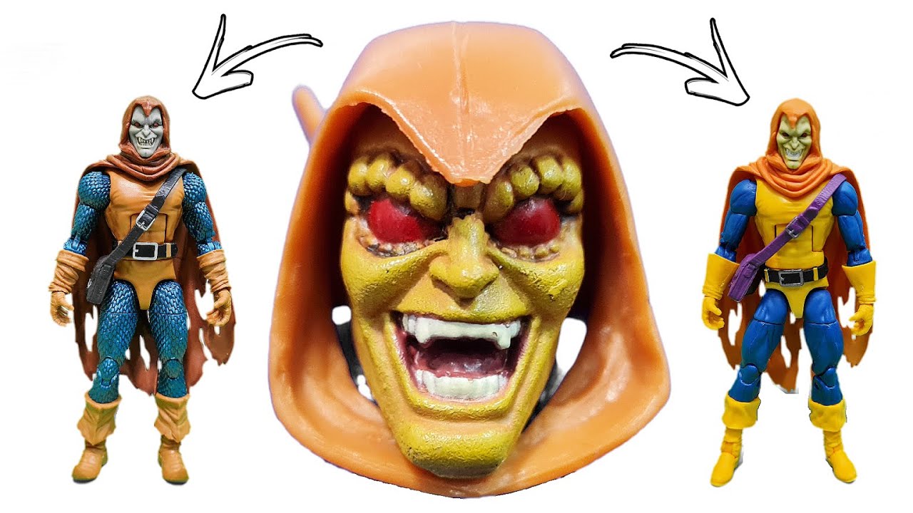 Hobgoblin head swap and glider mod (Toybiz head to Hasbro Hobgoblin)