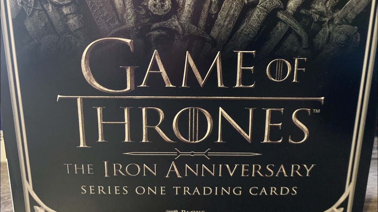 Game of Thrones: The Iron Anniversary Series One Hobby Box Break!