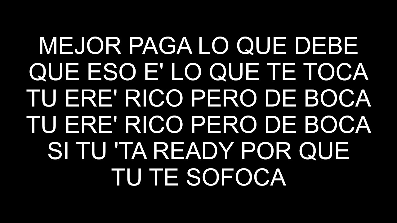 BULOVA - RICO DE BOCA (LETRA/LYRICS)