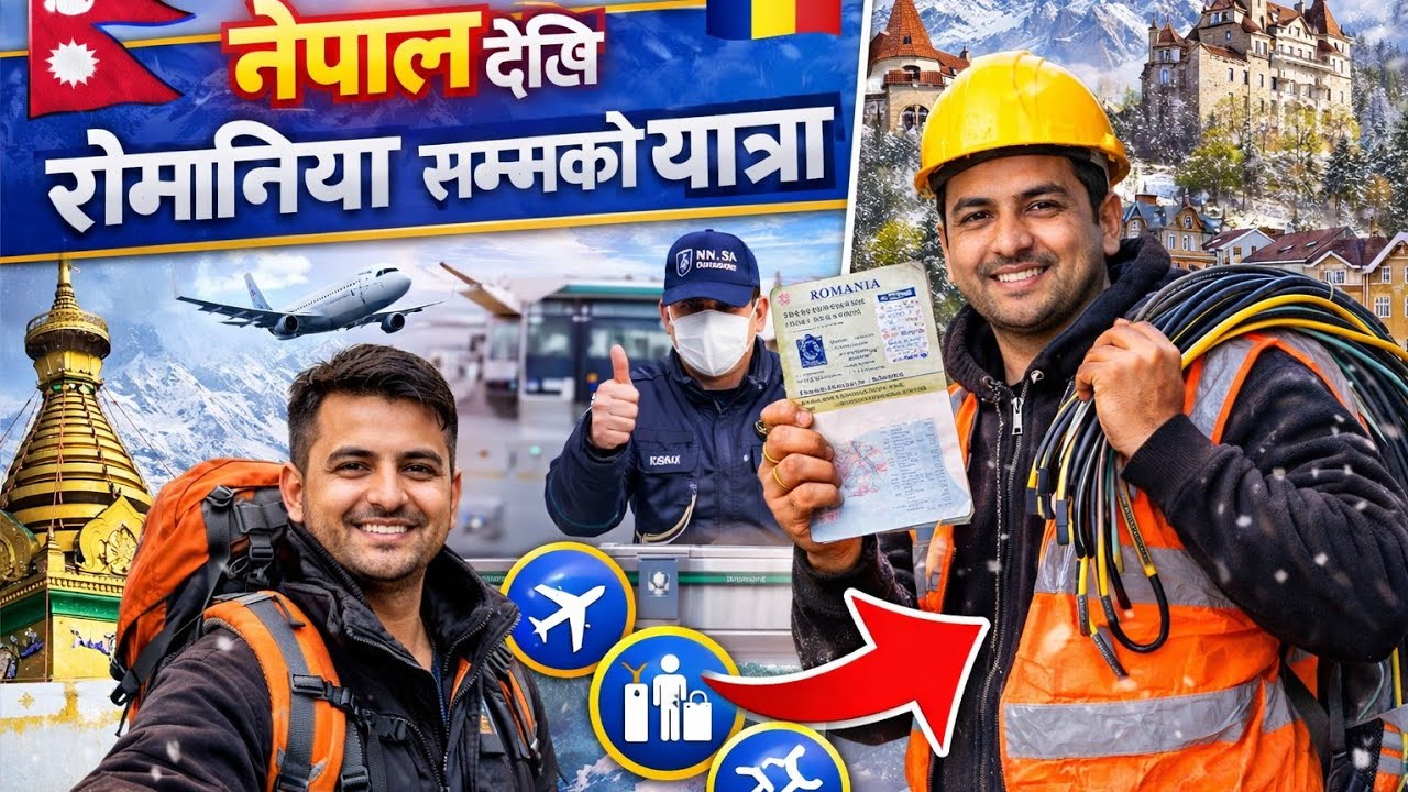 मेरो पहिलो रोमनिया को यात्रा my first romania travel video Nepal to Romania travel video 