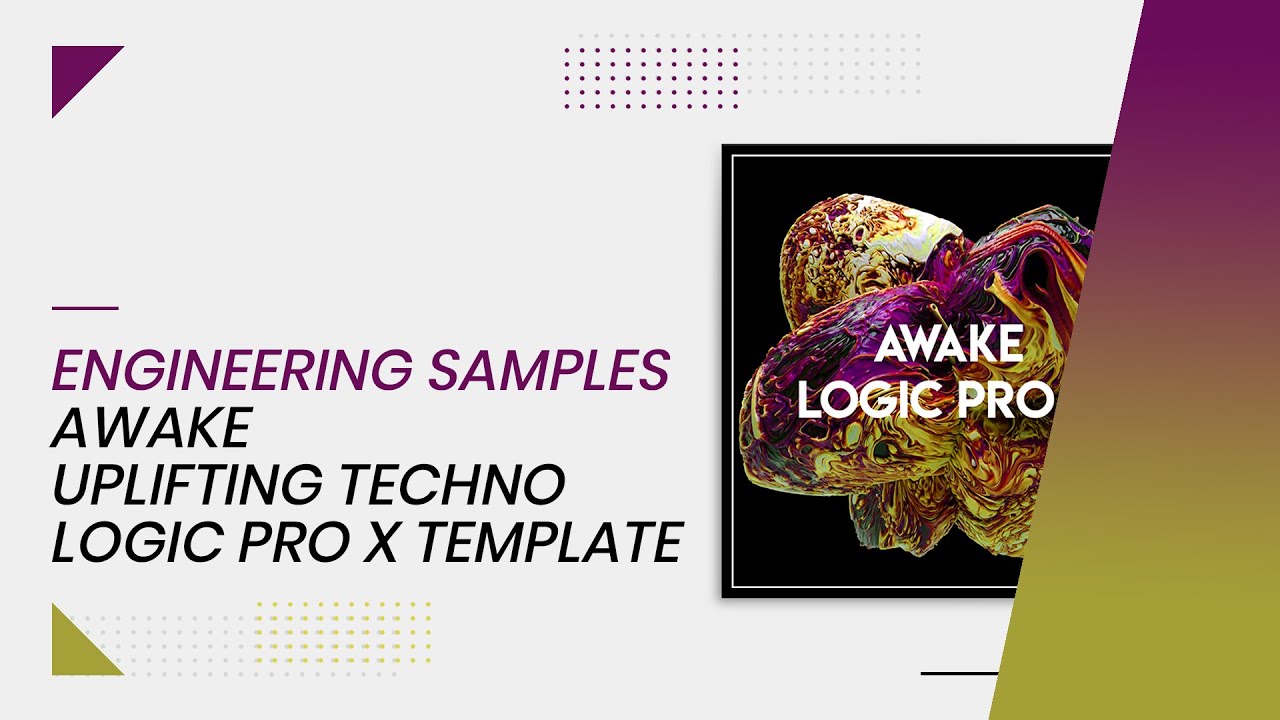 Engineering Samples - AWAKE - Dark Techno - Logic Pro X Template Showcase