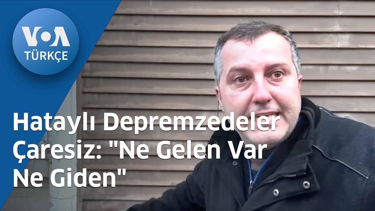 Hataylı Depremzedeler Çaresiz: 